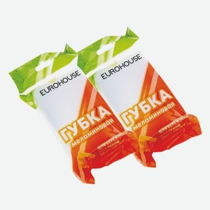 Губка меламиновая 11х7х3,5 см EuroHouse