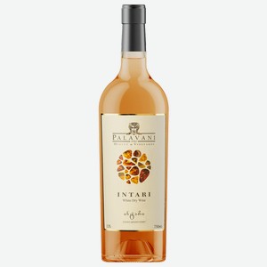 Вино Палавани Интари, белое сухое, 12%, 0.75л, Грузия