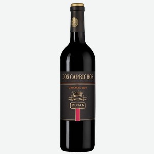 Вино Dos Caprichos Crianza, Bodegas Faustino, 2020, 0.75 л