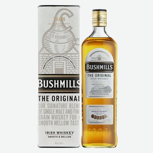 Виски Bushmills Original в подарочной упаковке 0.7 л