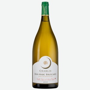 Вино Chablis Vieilles Vignes, Jean-Marc Brocard (Domaine Sainte-Claire), 2022, 1.5 л, 1.5 л