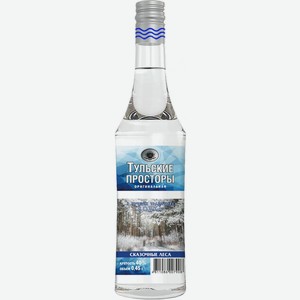 Водка  Тульские Просторы  Оригинальная, 450 мл
