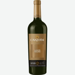 Вино  Кантиани  Алиготе-Рислинг, 750 мл, Белое, Сухое