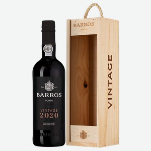 Портвейн Barros Vintage в подарочной упаковке 0.75 л