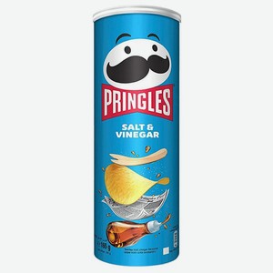 Pringles больш Соль и Уксус, 165г туба