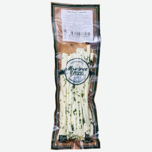 Сыр Молочное утро Пряди с укропом, 50г в/у