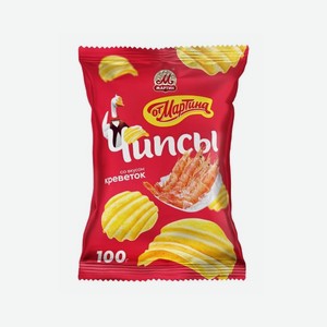 Чипсы ОТ МАРТИНА С крабом рифленые 100г плас