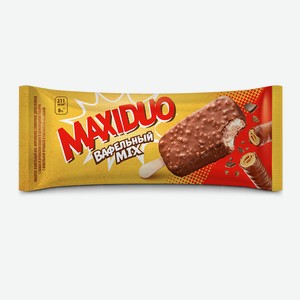 Мороженое Максидуо Вафельный Микс 63г БЗМЖ