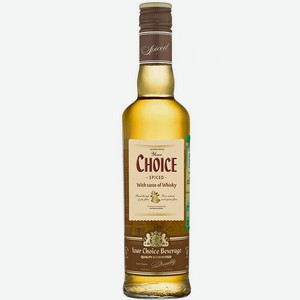 Настойка горькая Your Choice Spiced With Taste of Whisky 40% 0,5л