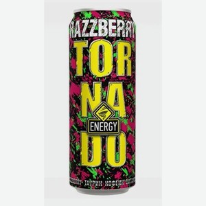 Напиток энергетический Tornado Energy Ruzzberry 0,45л ж/б