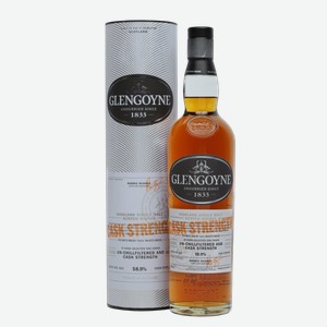 Виски Glengoyne Cask Strength в подарочной упаковке 0.7 л