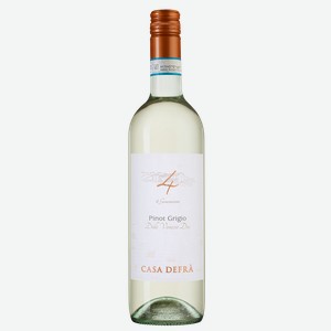 Вино Pinot Grigio, Casa Defra, 2023, 0.75 л