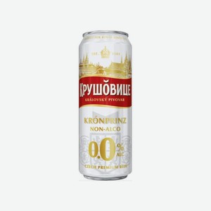 Пивной напиток КРУШОВИЦЕ б/а 430мл ж/б