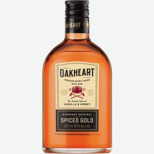 Ром Oakheart Original Spiced Gold 0.25л
