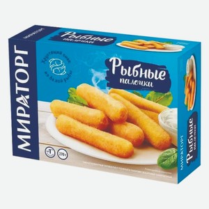 Палочки рыбные из фарша тресковых пород Мираторг 270 г