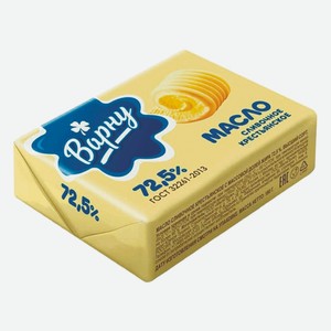 Масло сливочное Варну традиционное 82,5% 180 г