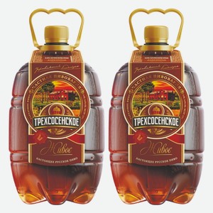 Пиво Трехсосенское Бархатное Живое 1,3 л
