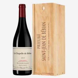 Вино La Chapelle de Bebian Rouge в подарочной упаковке 0.75 л
