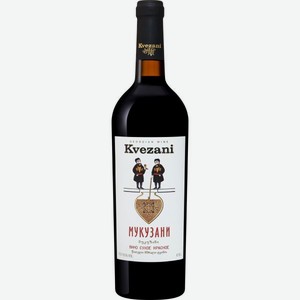 Вино Квезани Мукузани KAKHETI Красное Сухое 0.75л