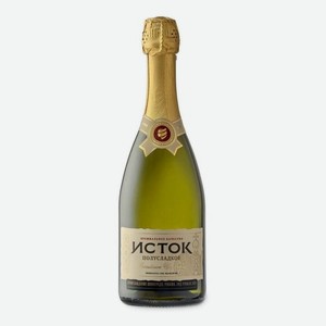 Вино игристое Исток белое полусладкое 12.5%, 750 мл