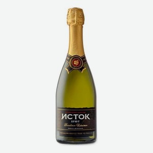 Вино игристое Исток брют белое 12.5%, 750 мл