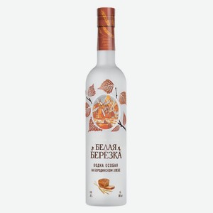 Водка Белая Березка На бородинском хлебе 40%, 500 мл