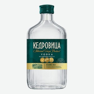 Водка Кедровица На кедровых орехах 40%, 250 мл