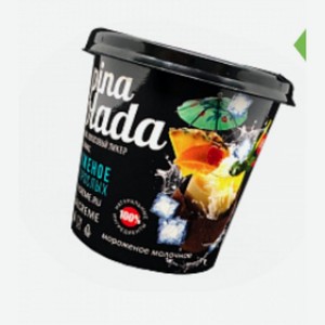 Мороженое молочное Alcreme  Пинаколада  100г, алк. 4% (18+) Россия