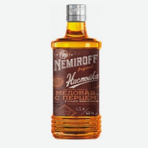 Наст.гор.  Немирофф  Медовая с Перцем 0,5л 40% Россия