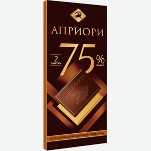 Шоколад Верность Качеству,  Априори  Горький Шоколад 75%,