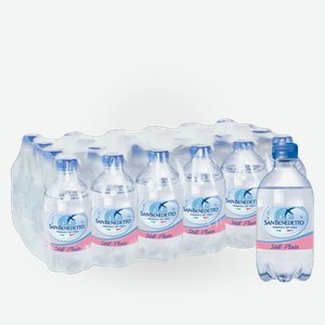 Минеральная вода Вода негазированная San Benedetto (24 шт.*0.33 л.) 0.33 л