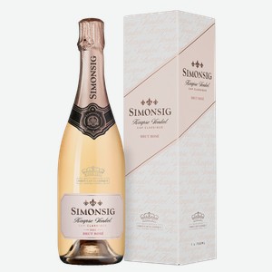 Игристое вино Kaapse Vonkel Brut Rose в подарочной упаковке 0.75 л