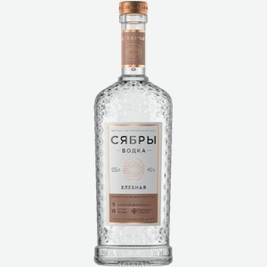 Водка Сябры Хлебная 0.5л