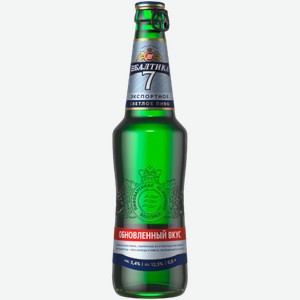 Светлое пиво Балтика экспортное №7 0.5л