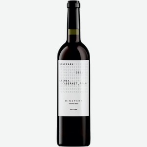 Вино ЗГУ Крым Winepark КАБЕРНЕ ФРАН 0.75 л