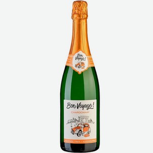 Вино игристое безалкогольное Bon Voyage CHARDONNAY 0.75 л