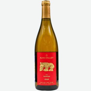 Вино ЗГУ Крым Alma Valley ТРАМИНЕР 0.75 л