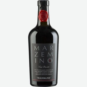 Вино Ле Манзане, Марцемино Пассито, 2021, 2021, 500 мл, Красное, Сладкое