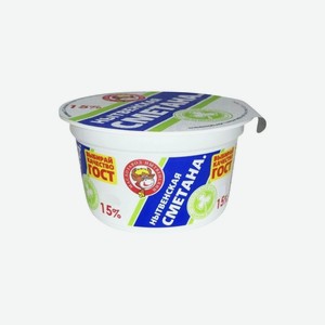 Сметана 15% стакан 200гр 15 сут Нытва