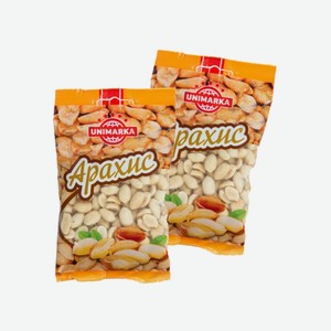Арахис ЮНИМАРКА жареный соленый 90г