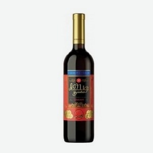 Вино ординарн. грузвинпром АЛАЗАНСКАЯ ДОЛИНА  кр. п/сл. 12% Грузия, Красное, 0,75л