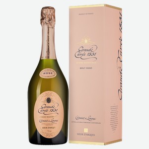 Игристое вино Grande Cuvee 1531 Cremant de Limoux Rose в подарочной упаковке 0.75 л