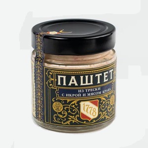 Паштет из трески с икрой и мясом краба Gastronomia 170г л