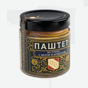 Паштет из тунца с икрой и креветкой Gastronomia 170г л