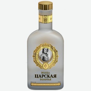 Водка  Царская  Золотая, 375 мл