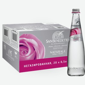 Минеральная вода Вода негазированная San Benedetto (20 шт.*0.5 л.) 0.5 л