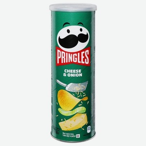 Чипсы Pringles Сыр Лук, 165г пакет