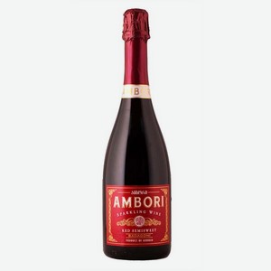 Игристое вино Бадагони Саперави Амбори 0.75л