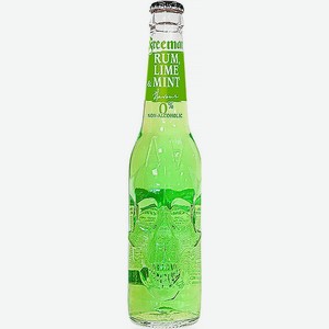 Вода  Фримен  Со вкусом рома, лайма & мяты, в стеклянной бутылке, 330 мл