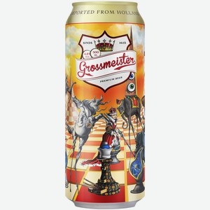 Пиво Grossmeister светлое 0,5 л